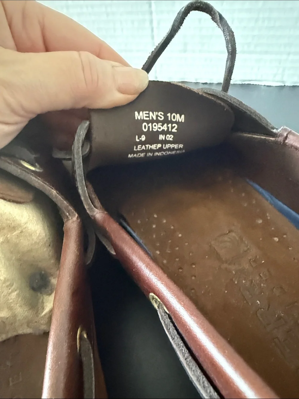 Sperry Brown Leather & Dark Brown Two-Tone Boat Shoes